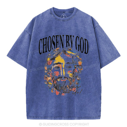 Chosen By God Christian Washed T-Shirt