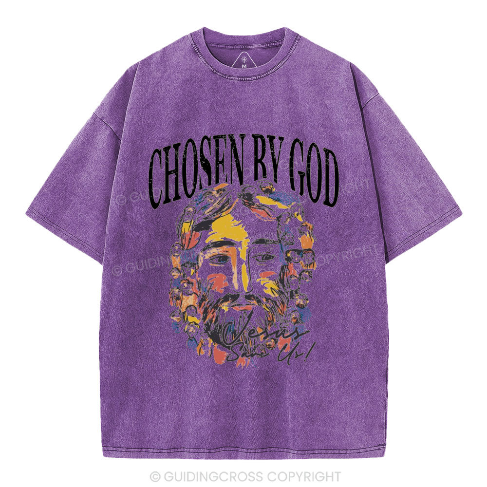 Chosen By God Christian Washed T-Shirt