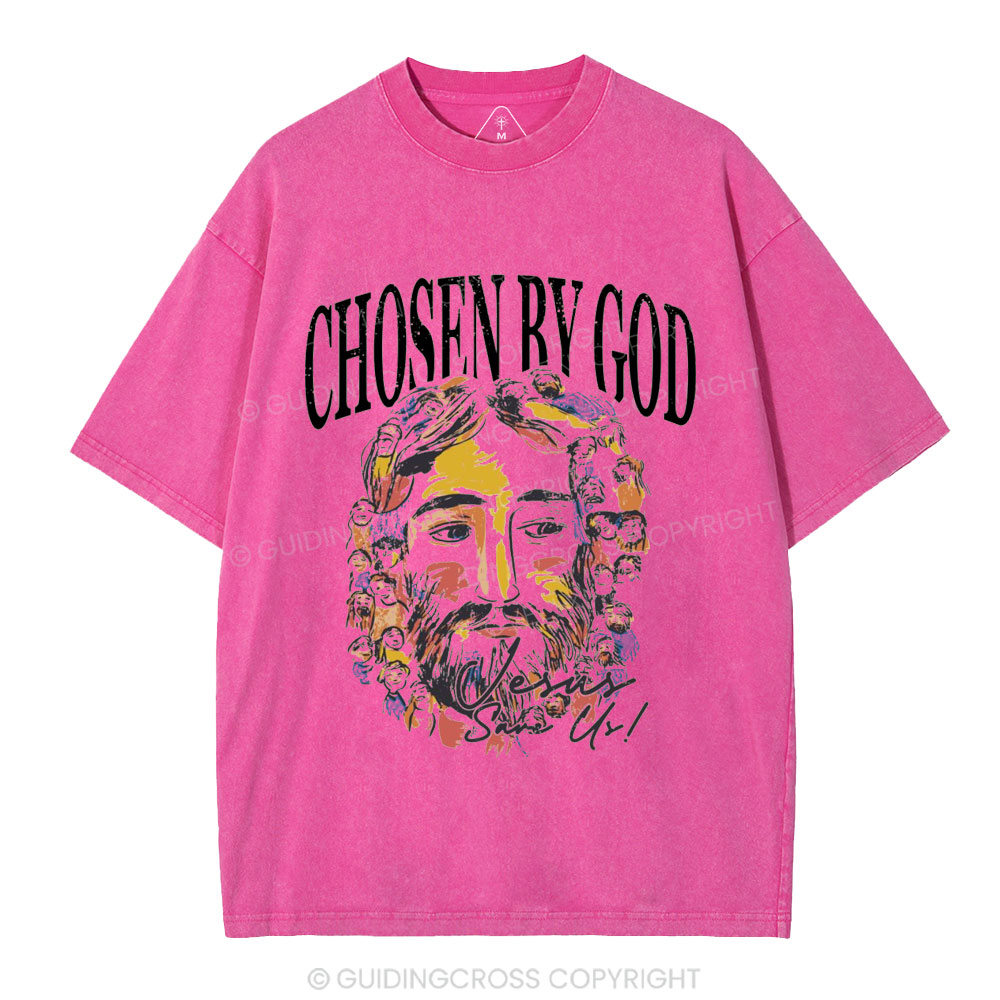 Chosen By God Christian Washed T-Shirt