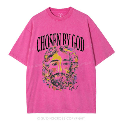 Chosen By God Christian Washed T-Shirt