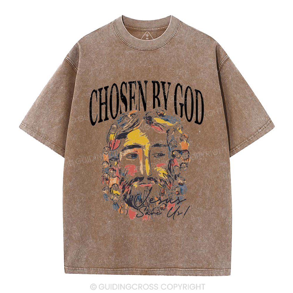 Chosen By God Christian Washed T-Shirt