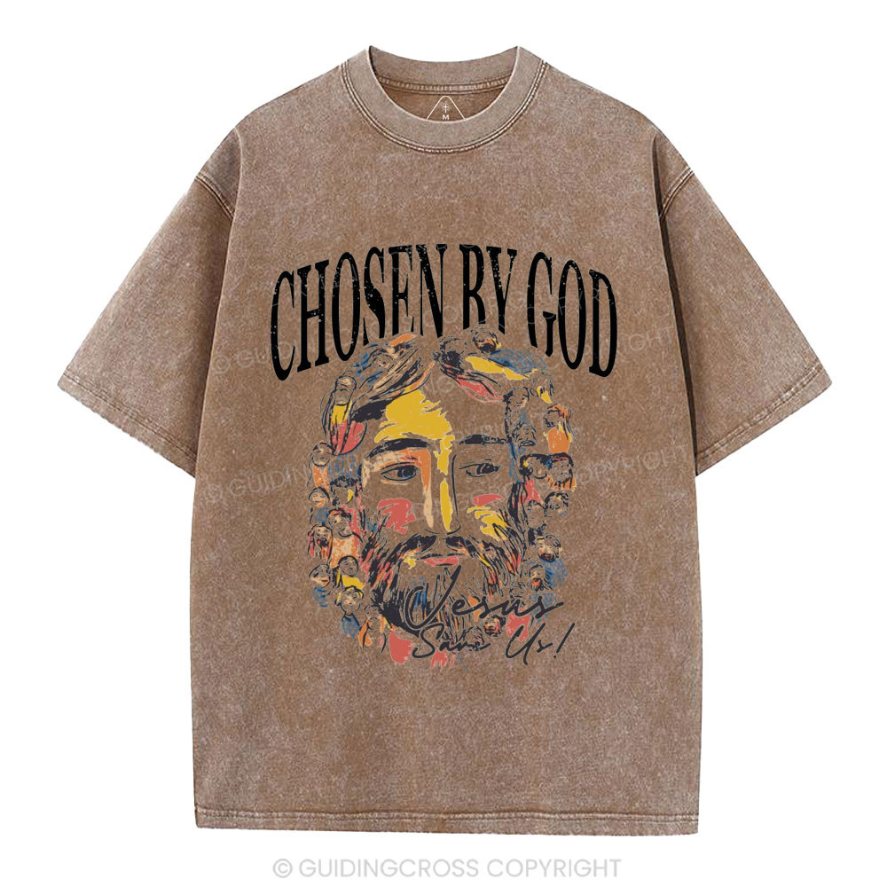 Chosen By God Christian Washed T-Shirt