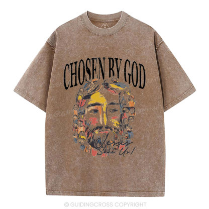 Chosen By God Christian Washed T-Shirt