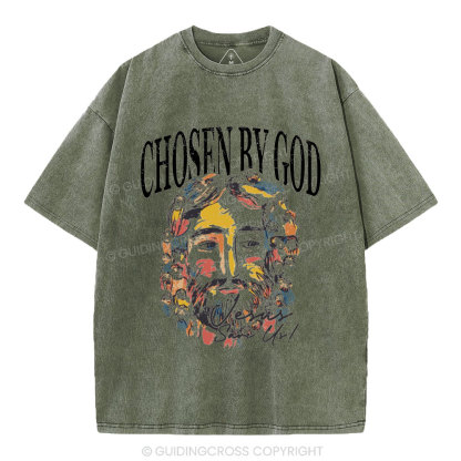 Chosen By God Christian Washed T-Shirt