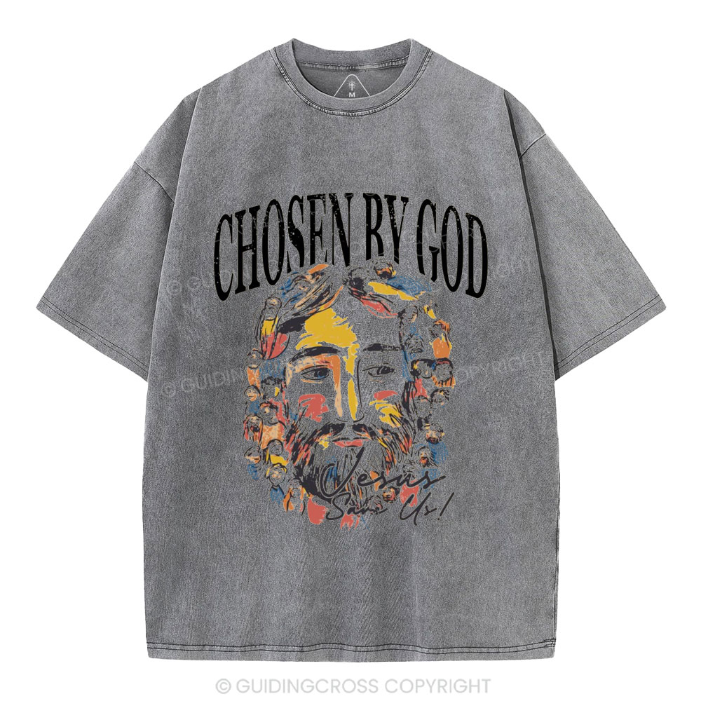 Chosen By God Christian Washed T-Shirt