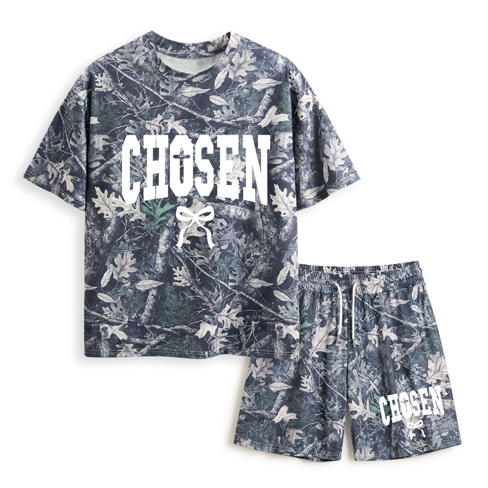 Chosen Christian Camo T-Shirt & Shorts