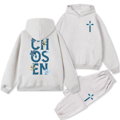 Chosen Christian Fleece Hoodie Set