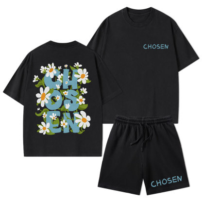 Chosen Christian Washed T-Shirt & Shorts