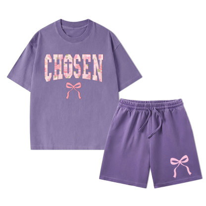 Chosen Christian Washed T-Shirt & Shorts