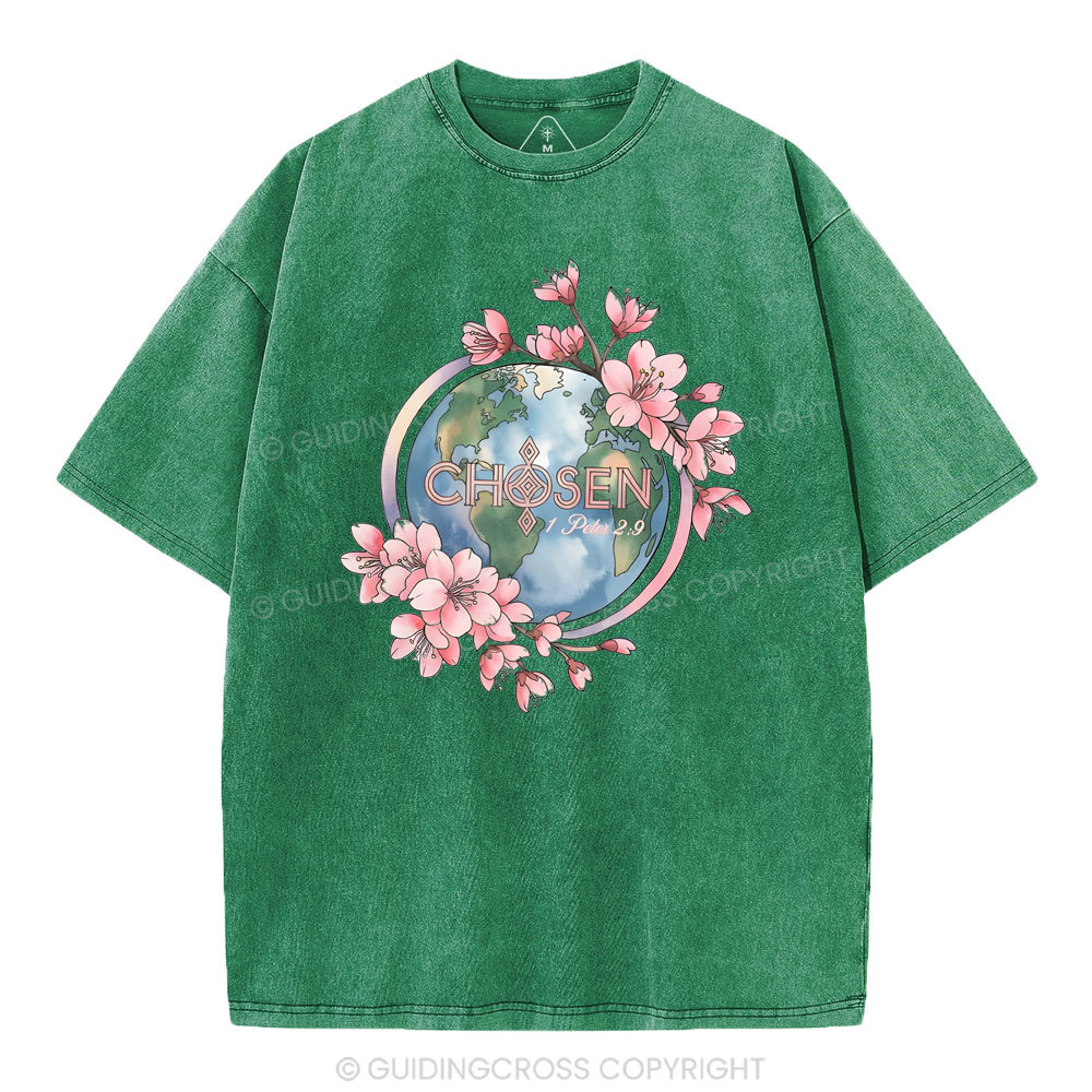 Chosen Christian Washed T-Shirt