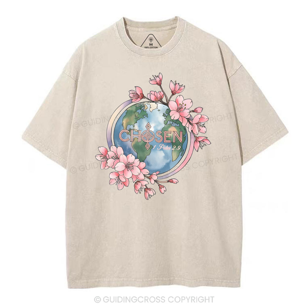 Chosen Christian Washed T-Shirt