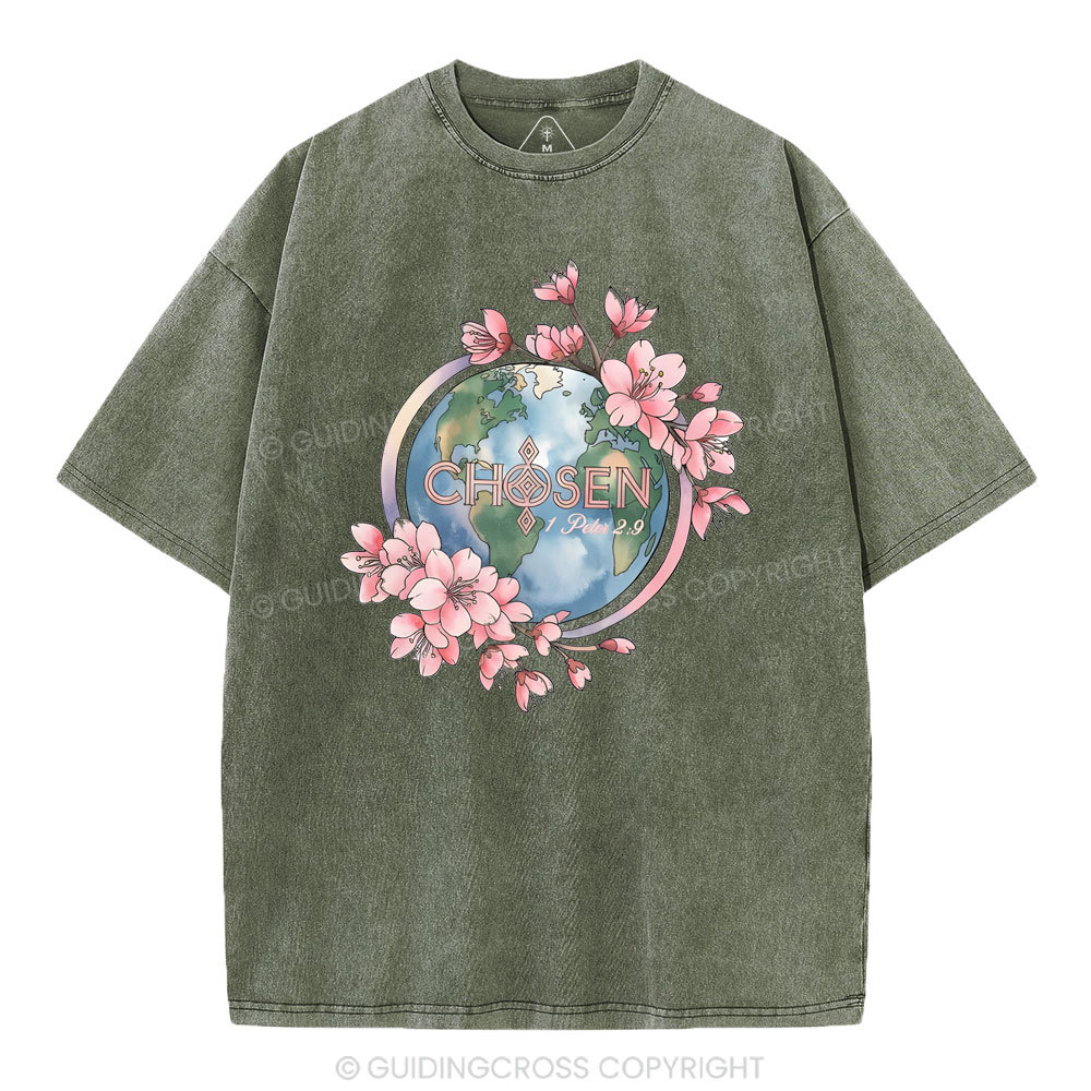 Chosen Christian Washed T-Shirt