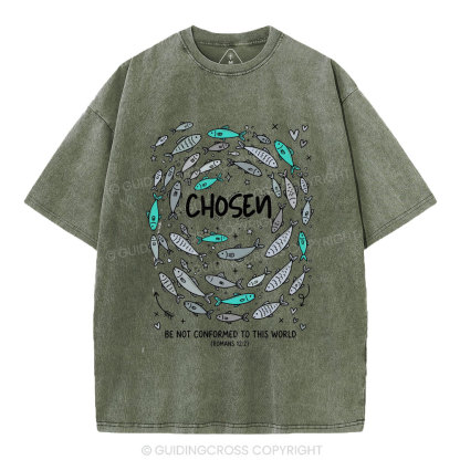 Chosen Christian Washed T-Shirt