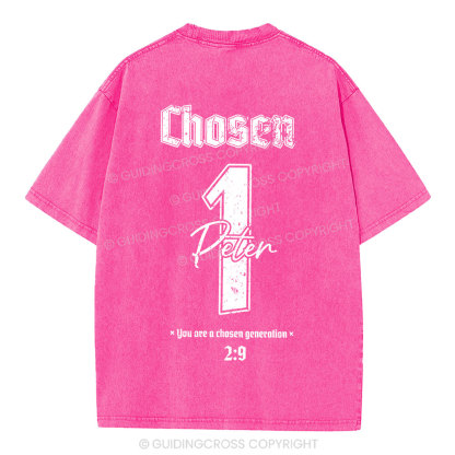 Chosen Chrsitian Washed T-Shirt