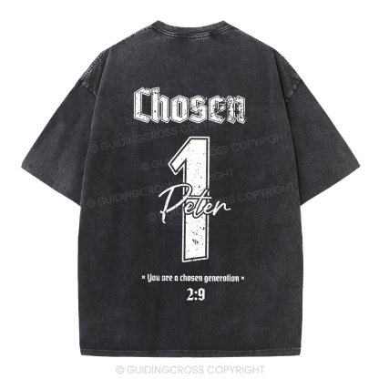 Chosen Chrsitian Washed T-Shirt