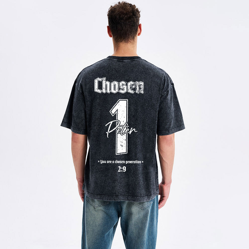 Chosen Chrsitian Washed T-Shirt