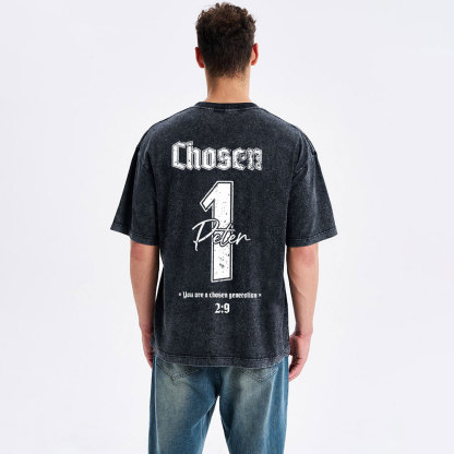 Chosen Chrsitian Washed T-Shirt
