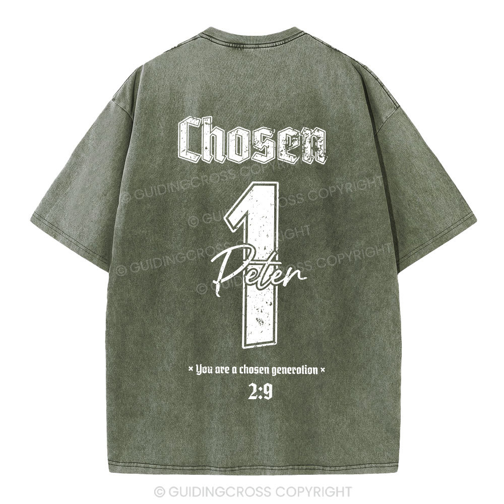 Chosen Chrsitian Washed T-Shirt
