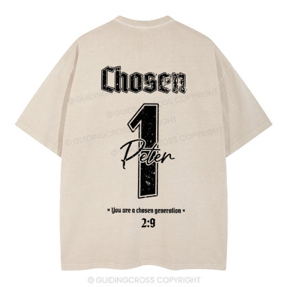 Chosen Chrsitian Washed T-Shirt