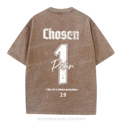Chosen Chrsitian Washed T-Shirt