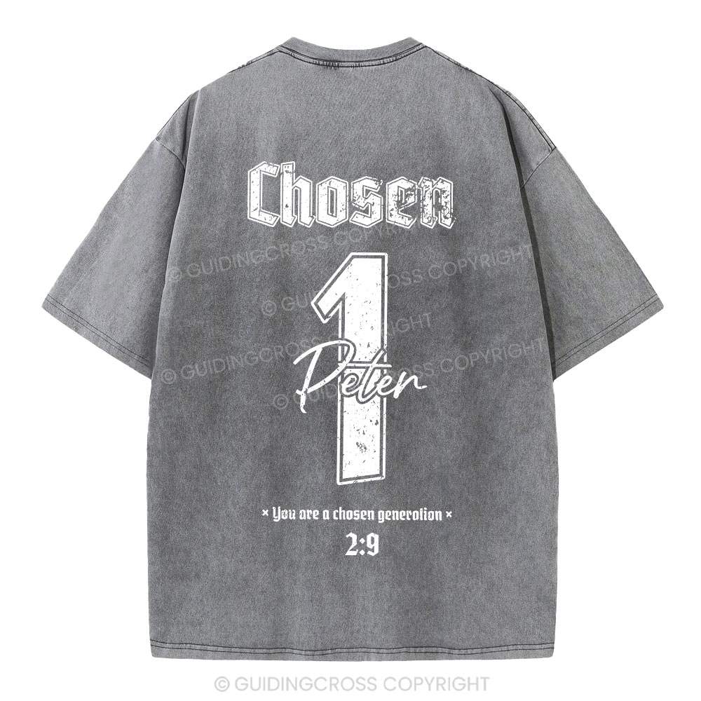Chosen Chrsitian Washed T-Shirt