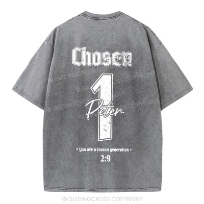 Chosen Chrsitian Washed T-Shirt