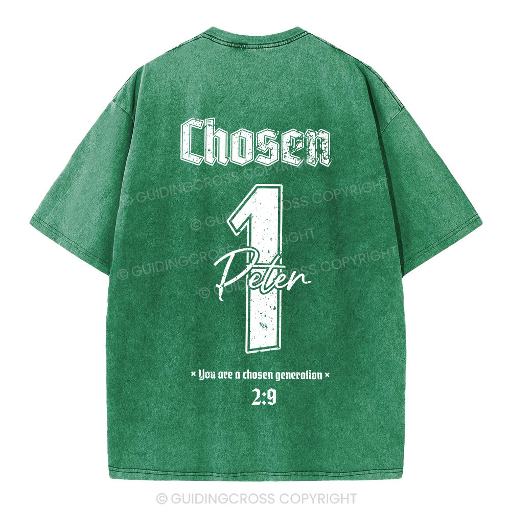 Chosen Chrsitian Washed T-Shirt