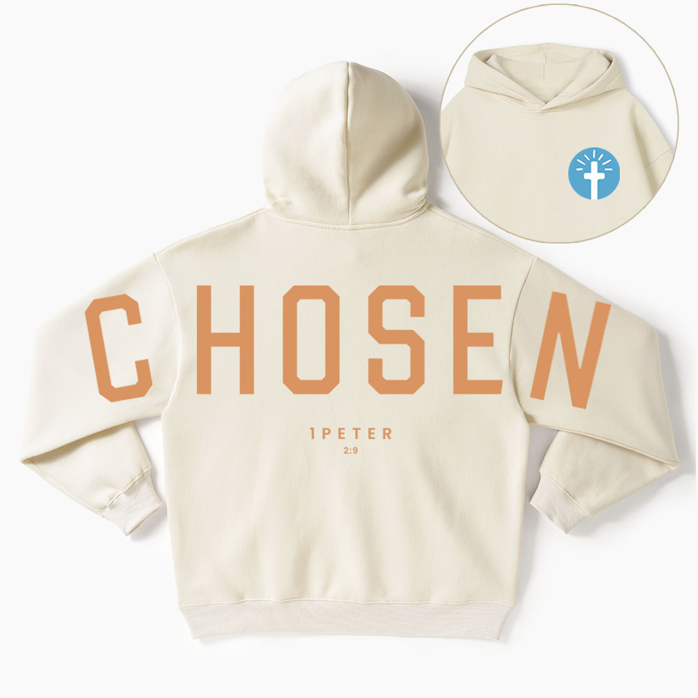 Chosen Guidingcross Premium Christian Fleece Hoodie
