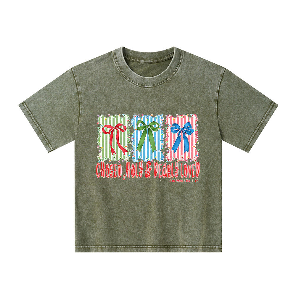 Chosen Hope And Darely Loved Kid Washed T-Shirt