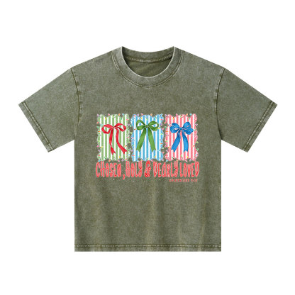 Chosen Hope And Darely Loved Kid Washed T-Shirt