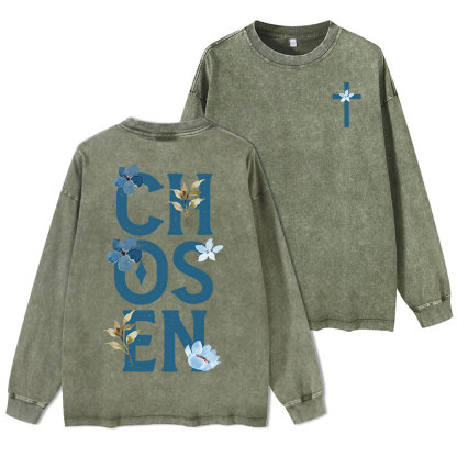 Chosen Washed Long Sleeve T-Shirt