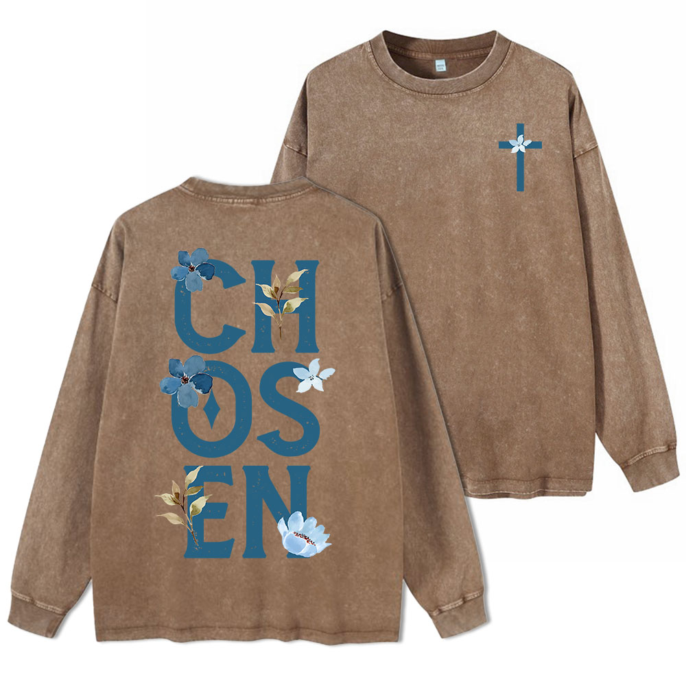 Chosen Washed Long Sleeve T-Shirt