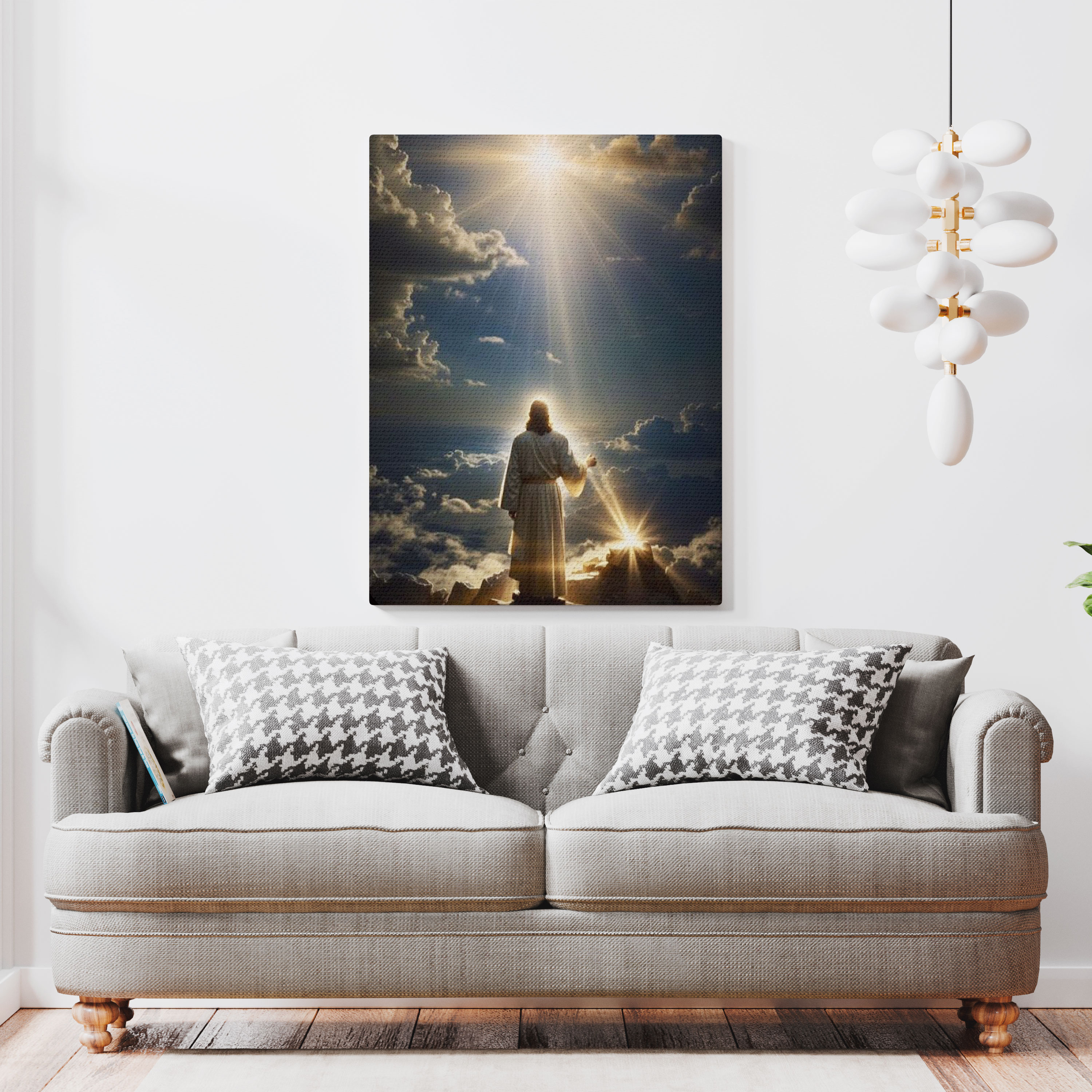 Christ Almighty Returns Christian  Canvas Wall Art
