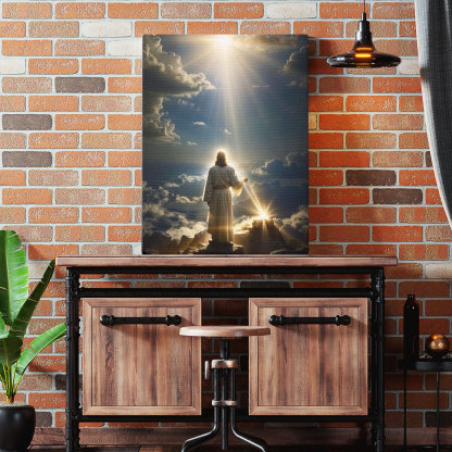 Christ Almighty Returns Christian  Canvas Wall Art