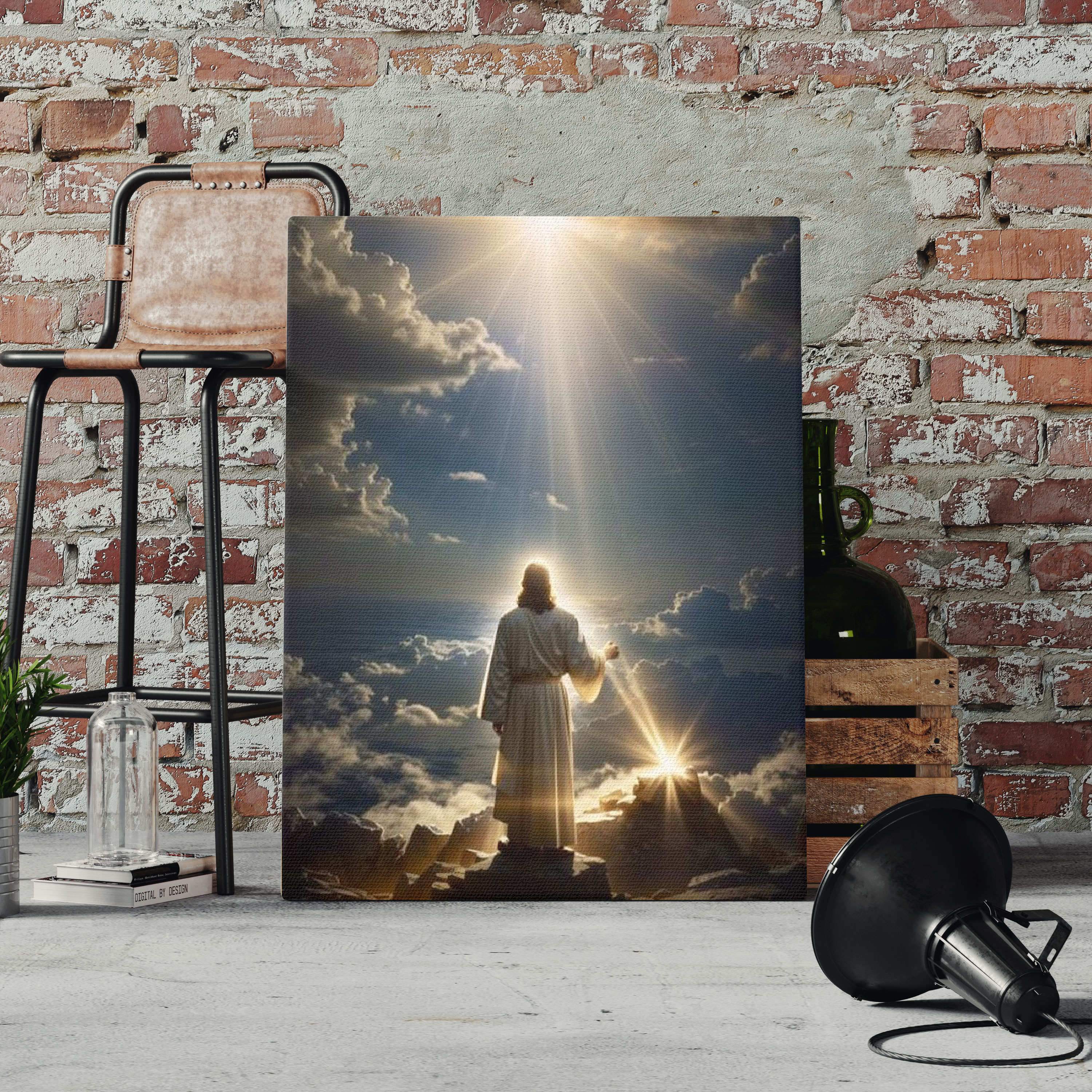Christ Almighty Returns Christian  Canvas Wall Art