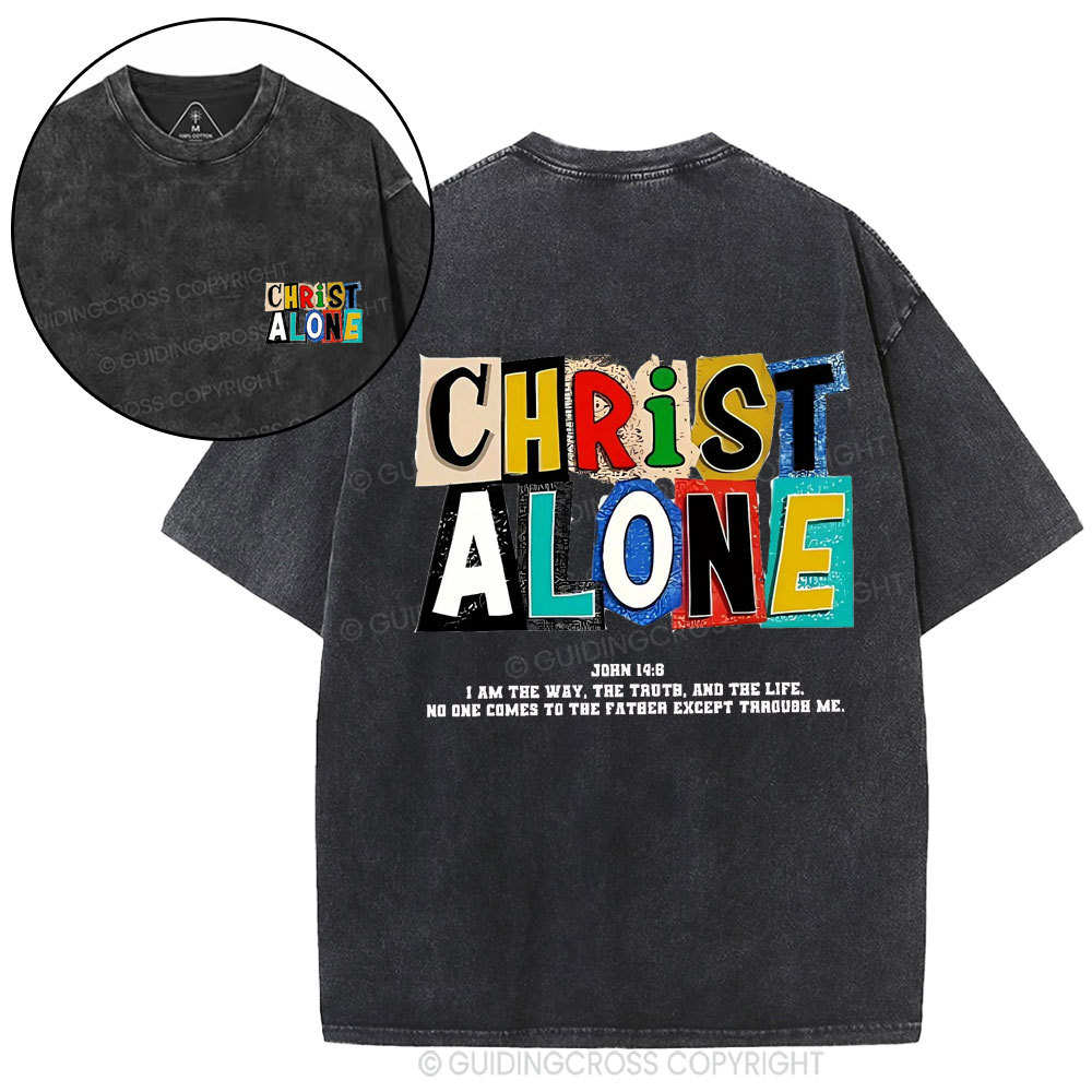 New-Sample Christian Washed T-Shirt Sale - GuidingCross