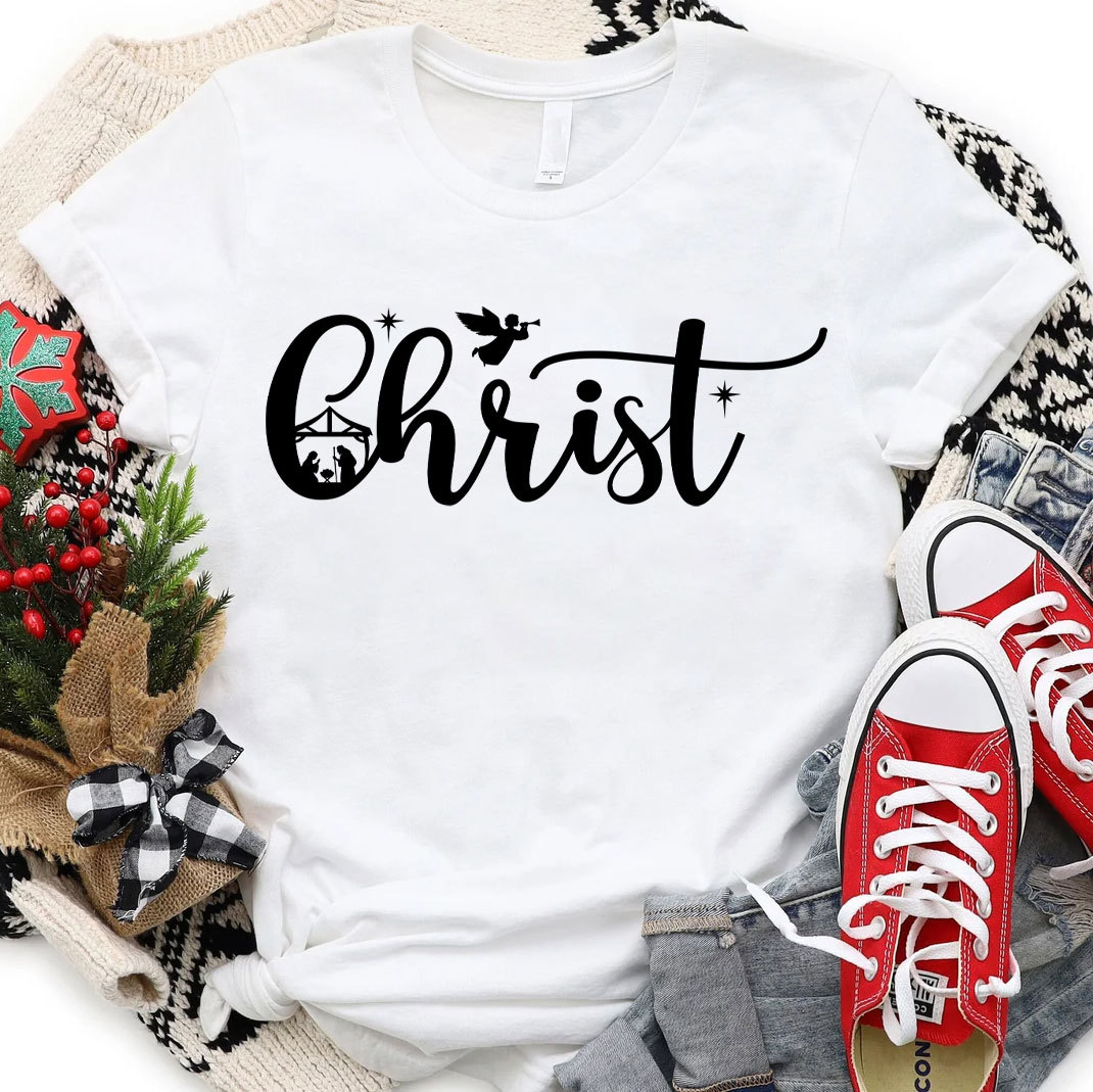Christ Christian Christmas T-Shirt