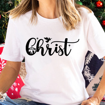 Christ Christian Christmas T-Shirt