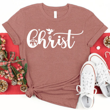 Christ Christian Christmas T-Shirt