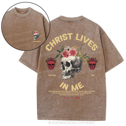 Christ In Me Christian Washed T-Shirt