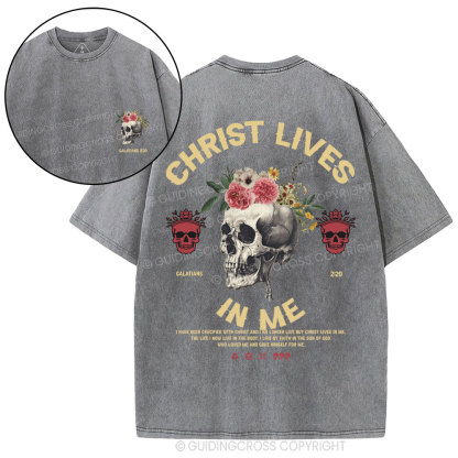 Christ In Me Christian Washed T-Shirt