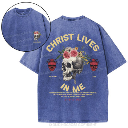 Christ In Me Christian Washed T-Shirt