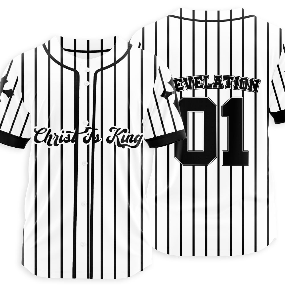 Christ Is King Christian Baseball Jersey