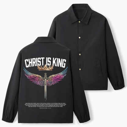 Christ Is King Christian Coach Jacket