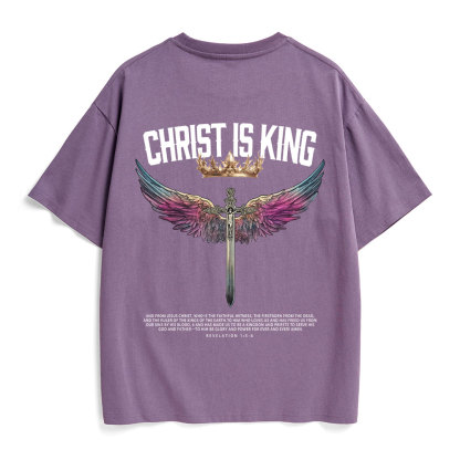 Christ Is King Christian Heavy Cotton T-Shirt