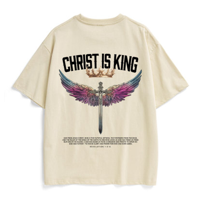 Christ Is King Christian Heavy Cotton T-Shirt