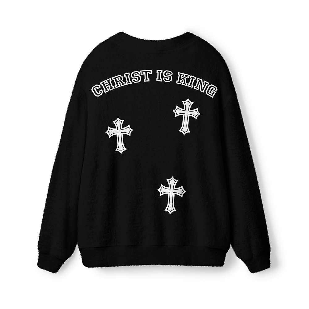 Christ Is King Christian Lightweight Cardigan