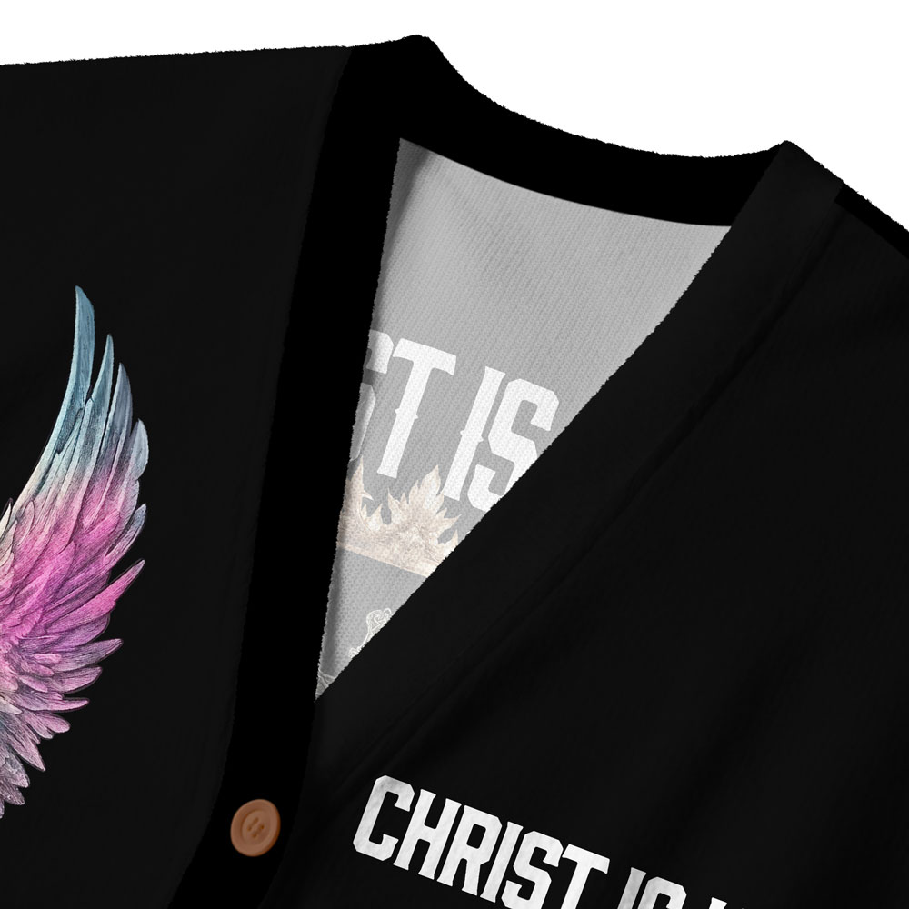 Christ Is King Christian Lightweight Cardigan