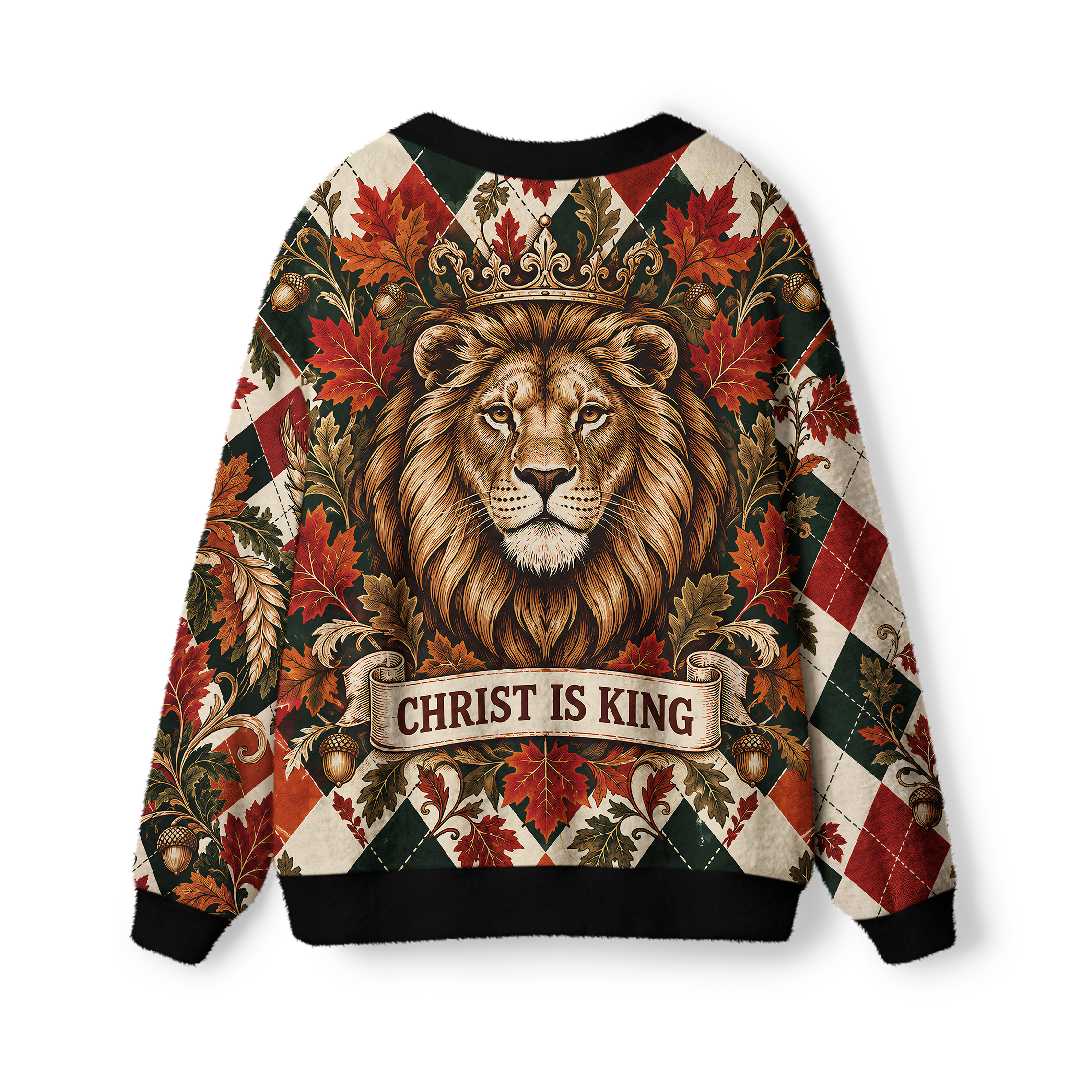 Christ Is King Christian Lightweight Cardigan