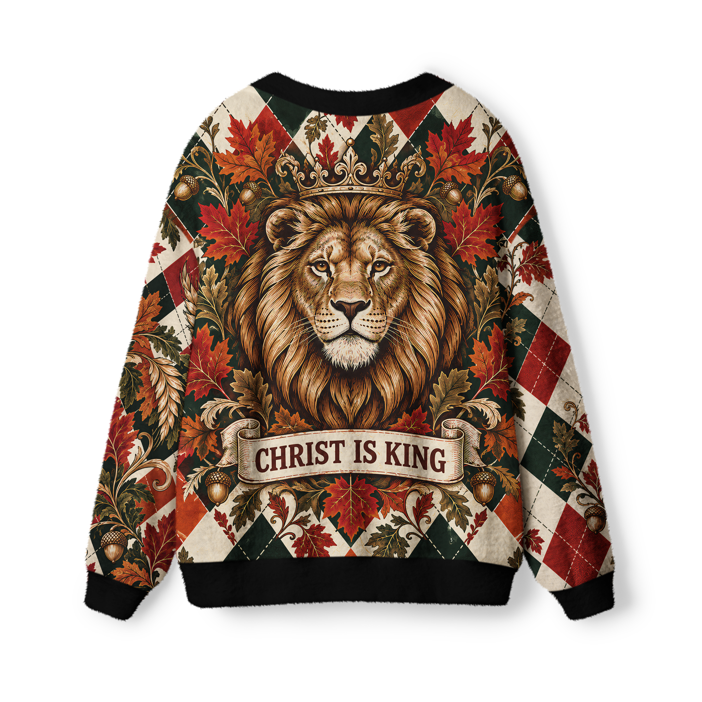 Christ Is King Christian Lightweight Cardigan